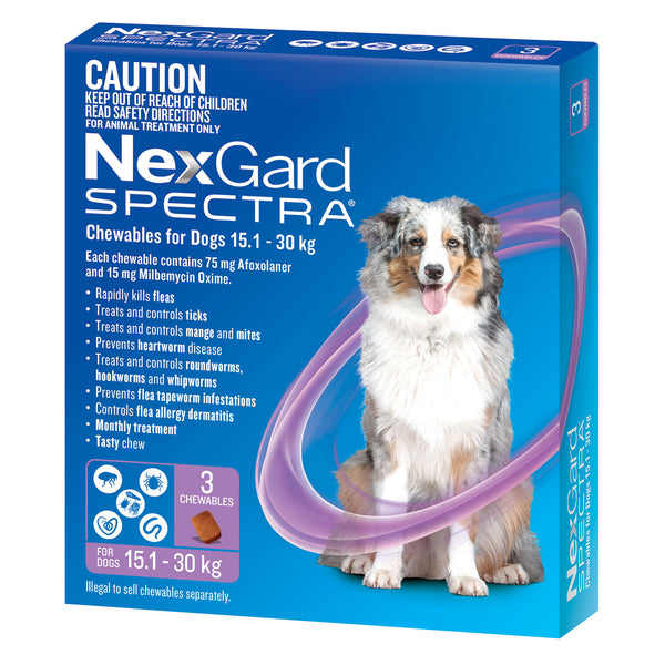 Best Place To Buy Nexgard Spectra 15-30kg 3pk in Townsville