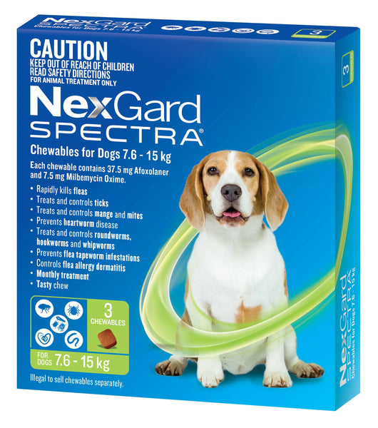 Best Place to Buy Nexgard Spectra 7.6-15kg 3pck in Townsville