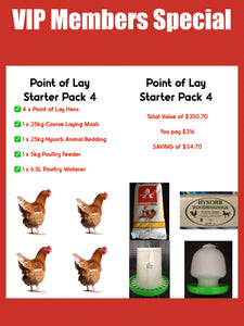 Point of Lay Starter Pack - 4pk