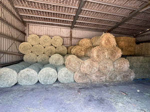 Oaten Hay Round Bales 4’ x 3’