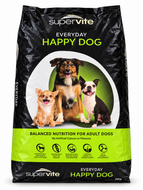 A 20kg bag of Supervite Everyday Happy Dog dry dog food.