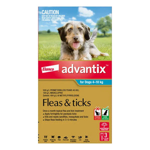 Advantix Med Dog 4-10kg 3 pk