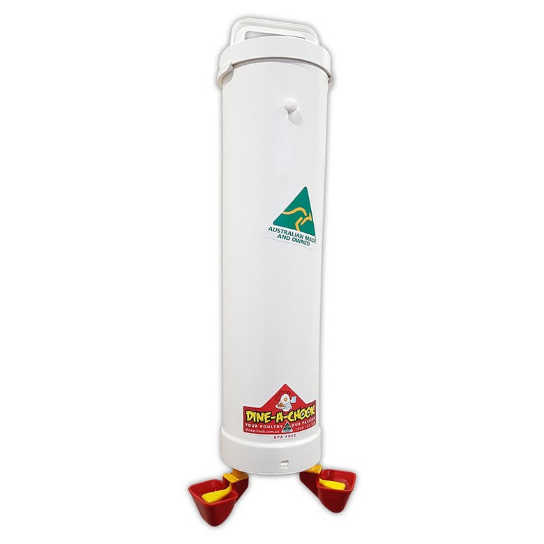 Dine A Chook Poultry Twin Cup Waterer 4L