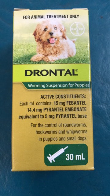 Drontal puppy outlet worming