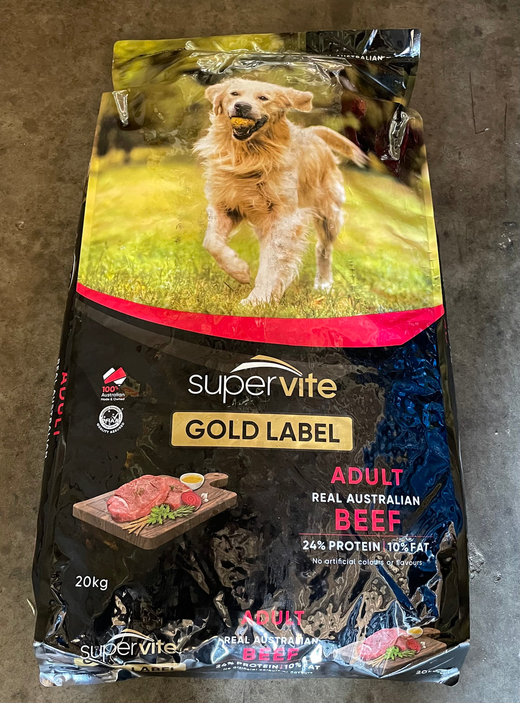 SuperVite Gold Label Active Beef 20kg