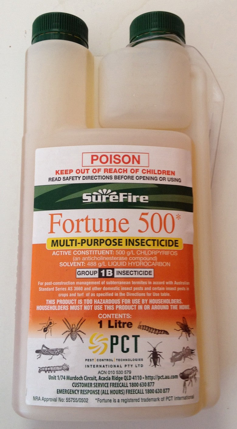 Fortune or Chlorpyrifos 500 1L