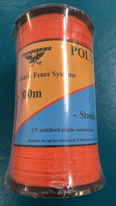 Poly Tape 200m Orange No 40BO