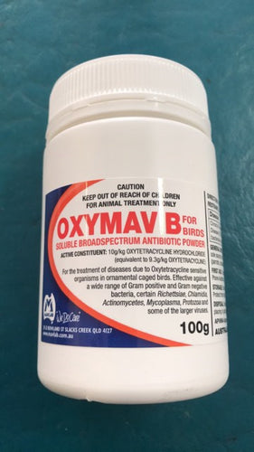Oxymav B Bird Antibiotic 100g