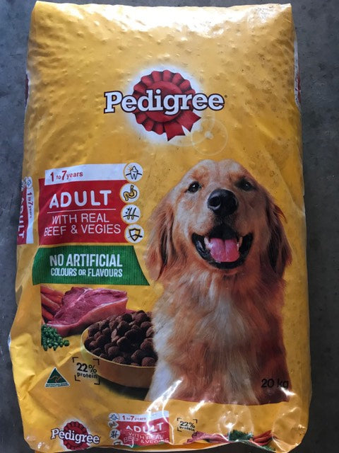 Pedigree Beef and Veg 20kg – Len's Feed Shed