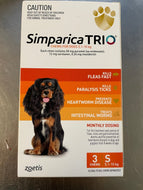 Simparica Trio Small 5.1kg - 10kg